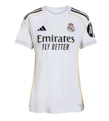 Real Madrid Replica Home Stadium Shirt for Women 2025-26 Short Sleeve